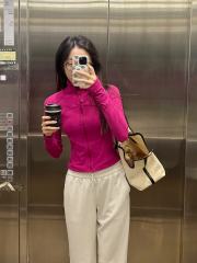 Lulu Threaded Yoga Jacket 3 colors for girls