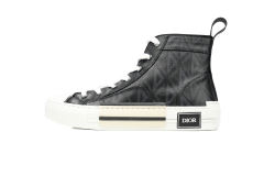 D High Top Black CD Diamond Canvas 3SH118ZPP_H900