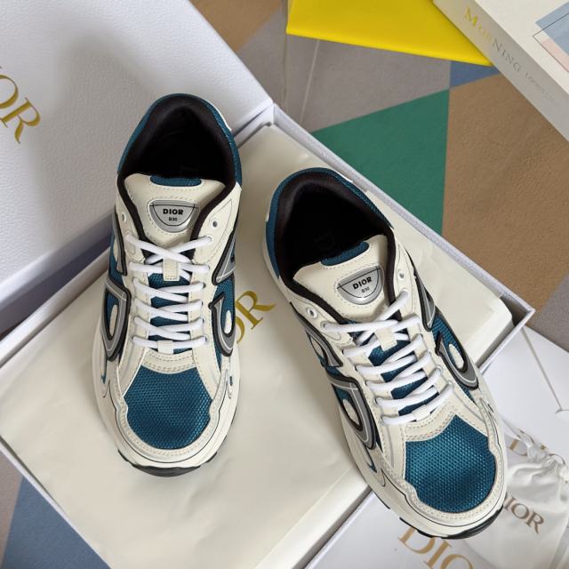 1:1 quality version Leather and mesh fabric patchwork reflective sneakers 34 colors