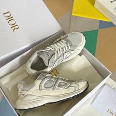 1:1 quality version Leather and mesh fabric patchwork reflective sneakers 34 colors