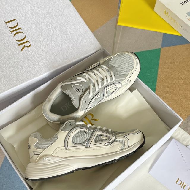 1:1 quality version Leather and mesh fabric patchwork reflective sneakers 34 colors