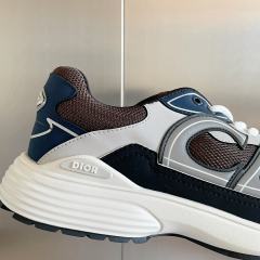 1:1 quality version Leather and mesh fabric patchwork reflective sneakers 34 colors