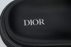 D AQUA SANDAL All Black Dior Oblique Jacquard