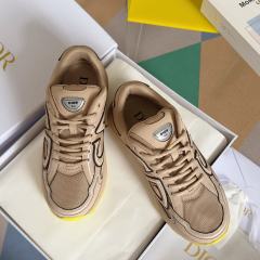 1:1 quality version Leather and mesh fabric patchwork reflective sneakers 34 colors