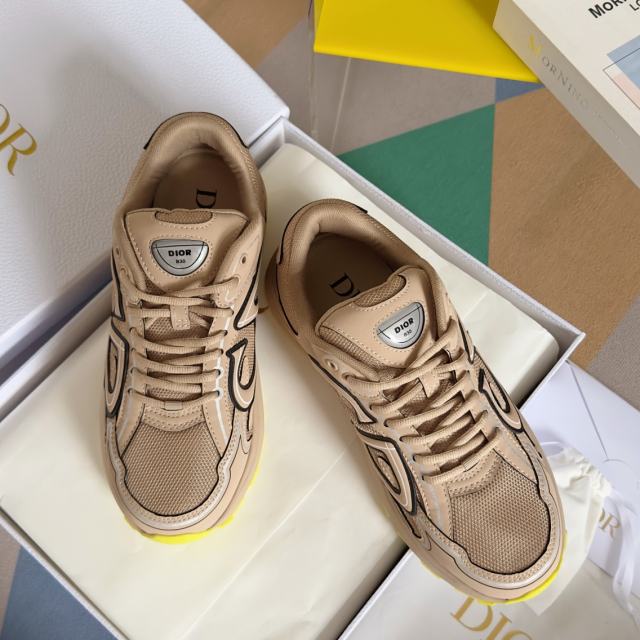 1:1 quality version Leather and mesh fabric patchwork reflective sneakers 34 colors