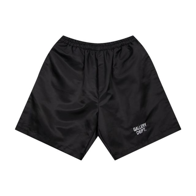 Solid color smooth woven shorts