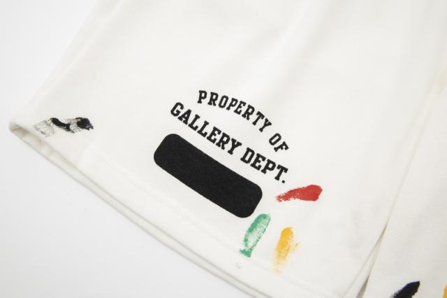 Colored crayon double-sided logo shorts