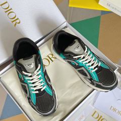 1:1 quality version Leather and mesh fabric patchwork reflective sneakers 34 colors
