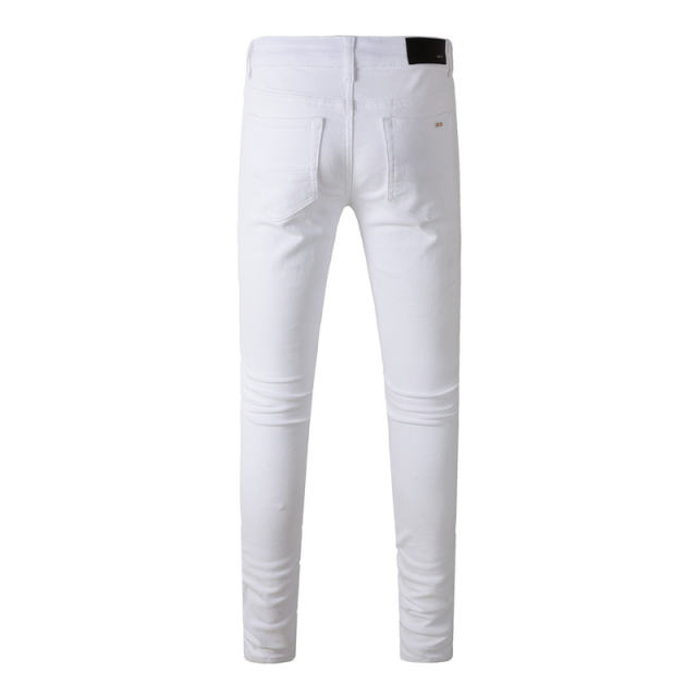 #592 Amir* White Jeans
