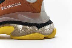 kicks B Triple S Black Orange 541624 W09E1 1766