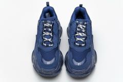 B Triple S Clear Sole Navy 541624 W09O1 4107