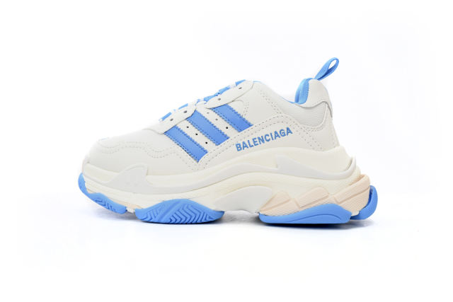 A  x B Triple S White And Blue 712764 W2ZB3 9040