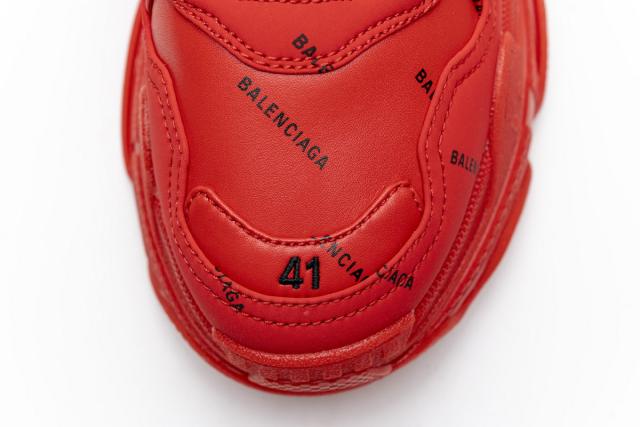B Triple S Letter Bright Red 524039 W2FA1 7632