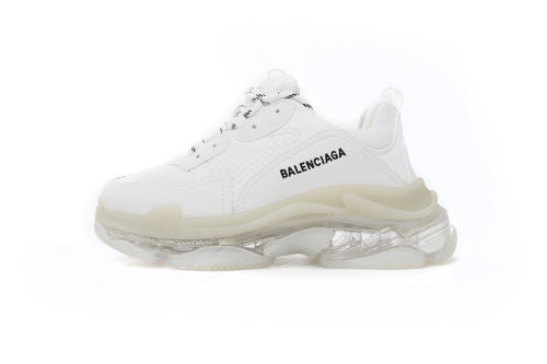 B Triple S Clear Sole White 541624 W09E1 9000