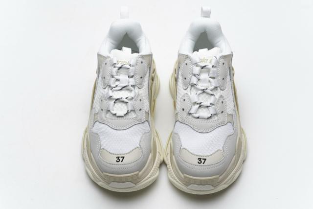 B Triple S White 483546 W06F1 9000