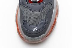 B Triple S Grey Red 544351 W09O1 2262