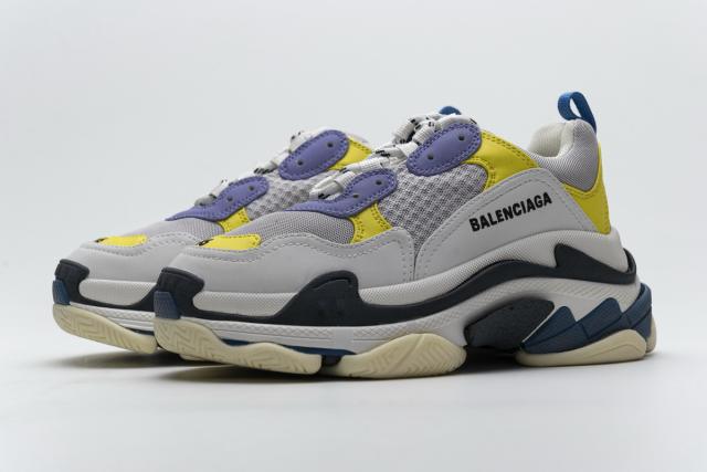 B Triple S Black Grey Blue 541624 W06E2 7282