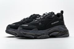 B Triple S Clear Sole Black 541624 W09O1 1000