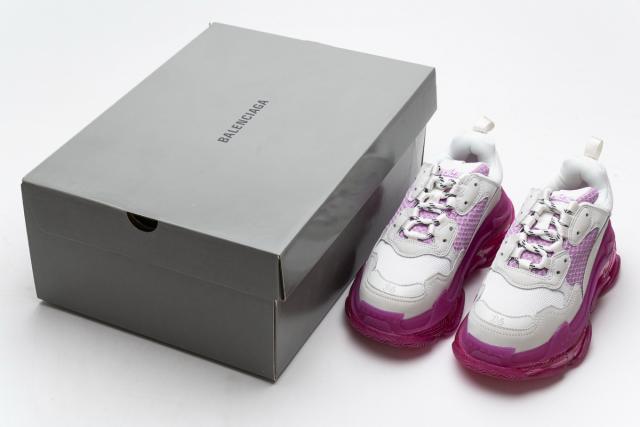 B Triple S White Pink 544351 W09O1 2281
