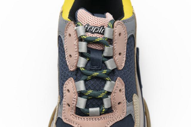 B Triple S Grey Yellow 490672 W09O5 1027