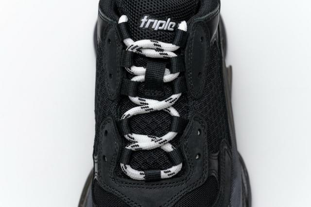 B Triple S Clear Sole Black 541624 W09O1 1000