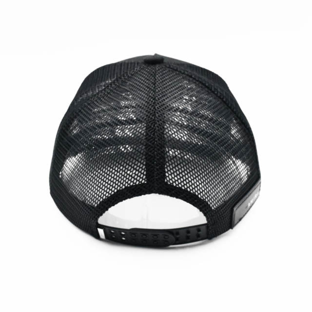 Amir* Billiard Letter Embroidered Mesh trucker Cap