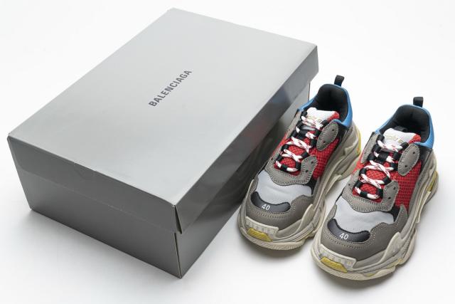 B Triple S Blue Red 483513 W06E3 4365