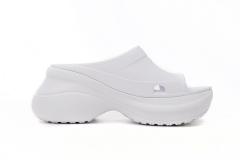 B x Crocs Pool Slide Sandals White 677389W1S8E9000