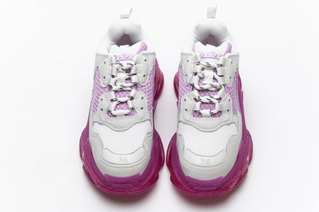 B Triple S White Pink 544351 W09O1 2281