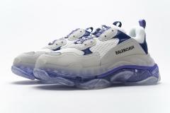 B Triple S White Purple 544351 W09E1 1322