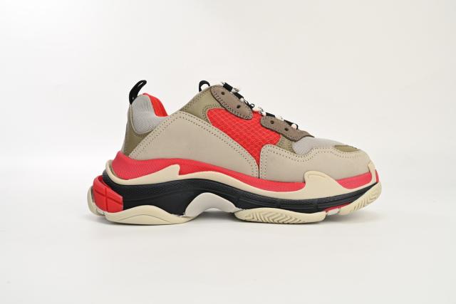 B Triple S Red White Dark Grey 541624 W06E2 1863