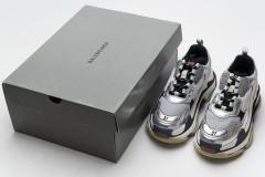 B Triple S Grey Silver 541624 W06E2 7320