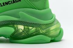 B Triple S Neon Green Clear Sole 544351 W09OL 3801