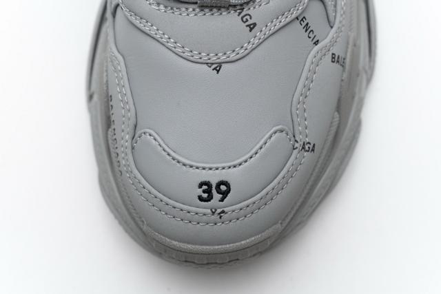 B Triple S Allover Logo Gray 536737 W2FA1 1210
