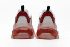 B Triple S White Red 544351 W09E1 4552