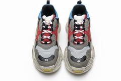 B Triple S Blue Red 483513 W06E3 4365