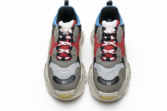 B Triple S Blue Red 483513 W06E3 4365