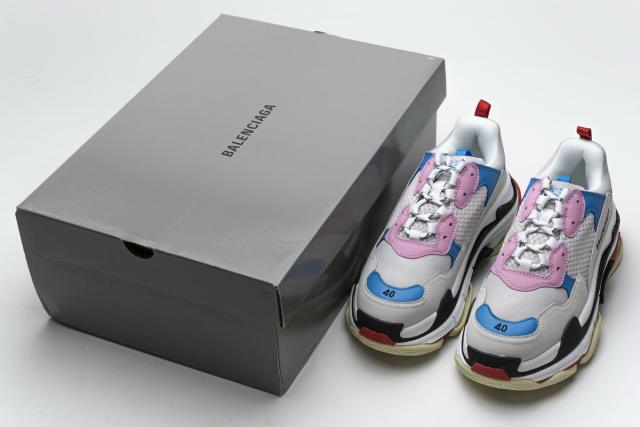 B Triple S Pink Bright Blue 541624 W06E2 1150