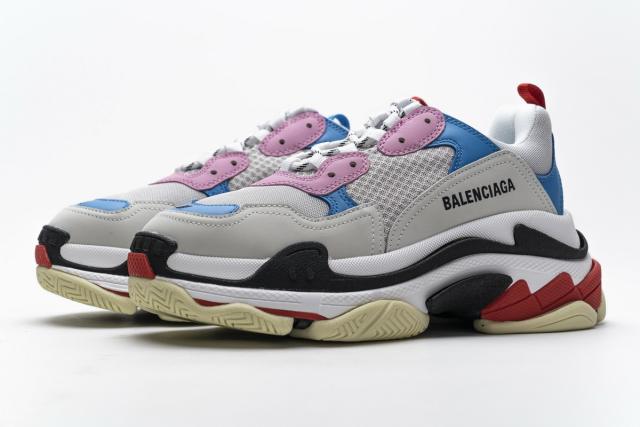 B Triple S Pink Bright Blue 541624 W06E2 1150