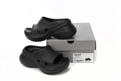 B x Crocs Pool Slide Sandals Black 677386W1S8E1000