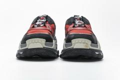 B Triple S Black Red Grey 483513 W06E1 1006
