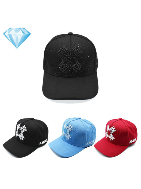 Amir* Adjustable Quad crystal cap 4 colors