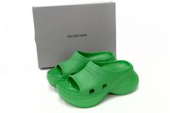 B x Crocs Pool Slide Sandals Green 677386W1S8E3033