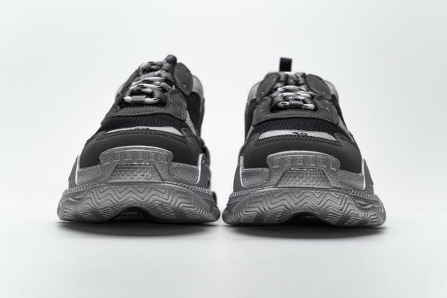 B Triple S Black Grey Silver 483546 W06F1 0841