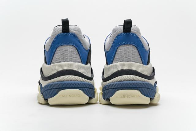 B Triple S Black Grey Blue 541624 W06E2 7080