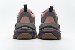 B Triple S Grey Pink 490672 W09O5 1036