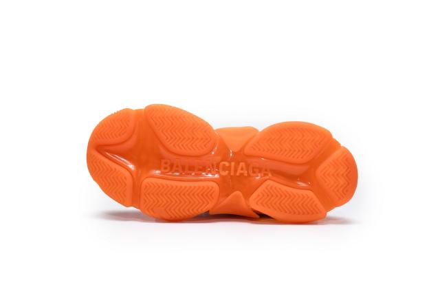 B Triple S Clear Sole Orange