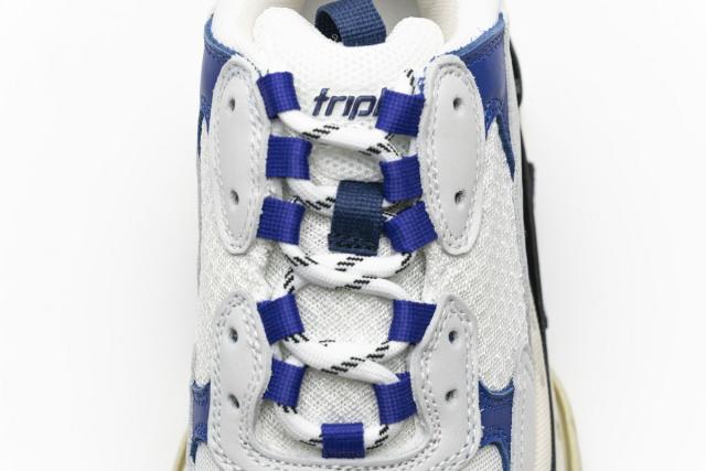 B Triple S Black Blue Violet 490672 W09O5 1005