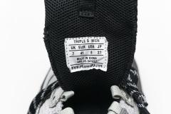 B Triple S Black Silver 541624 W09E1 7320