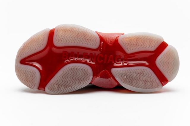 B Triple S Grey Red 544351 W09O1 2262